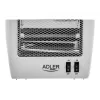 Adler | Calefactor | AD 7709 | Calefactor halógeno | 800 W | Número de niveles de potencia 2 | Blanco