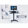 Escritorio elevable eléctrico portátil Maclean MC-835 72 – 122 cm, máx. 37 kg, panel de control, puesto de trabajo sentado-de pie