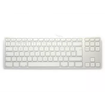 Teclado de aluminio Mac Tenkeyless plateado