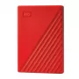 WD My Passport WDBYVG0020BRD - Disco duro - cifrado - 2TB - externo (portátil) - USB3.0 - AES de 256 bits - Rojo (WDBYVG0020BRD-WESN)