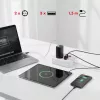 Regleta MACLEAN MCE387 W — 2 tomas de corriente, 3×USB A, 110–240 V, 2500 W, cable de 1,5 m, blanca