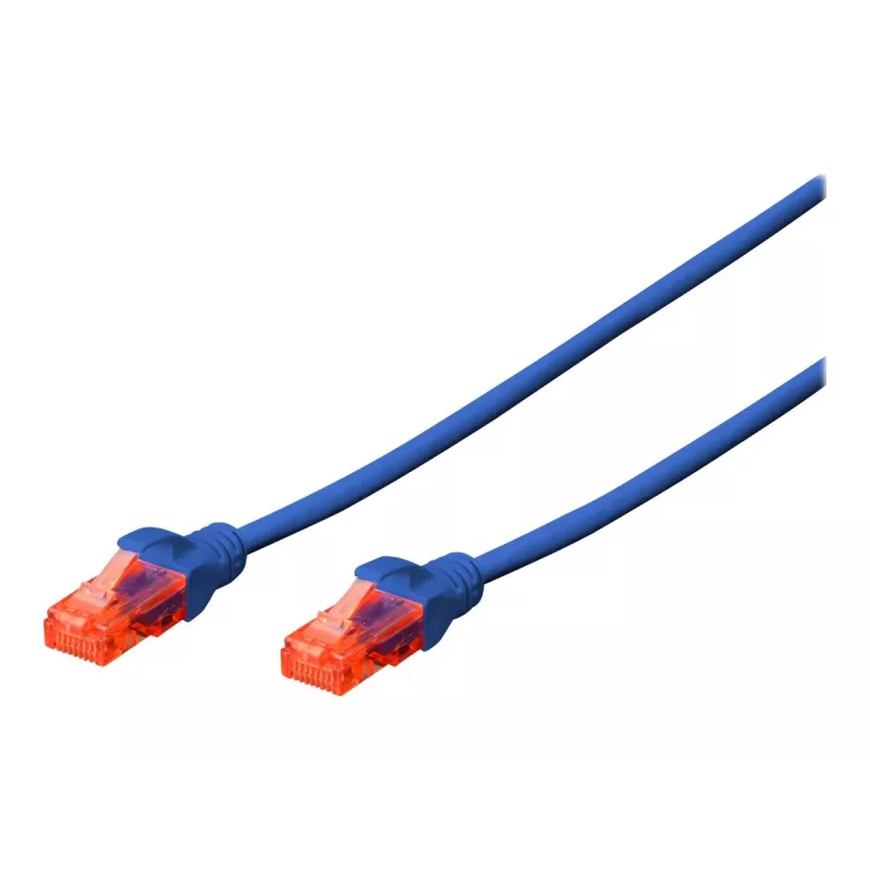 Cable de red Digitus CAT 6 U/UTP RJ-45 Cat6 0,25 m azul