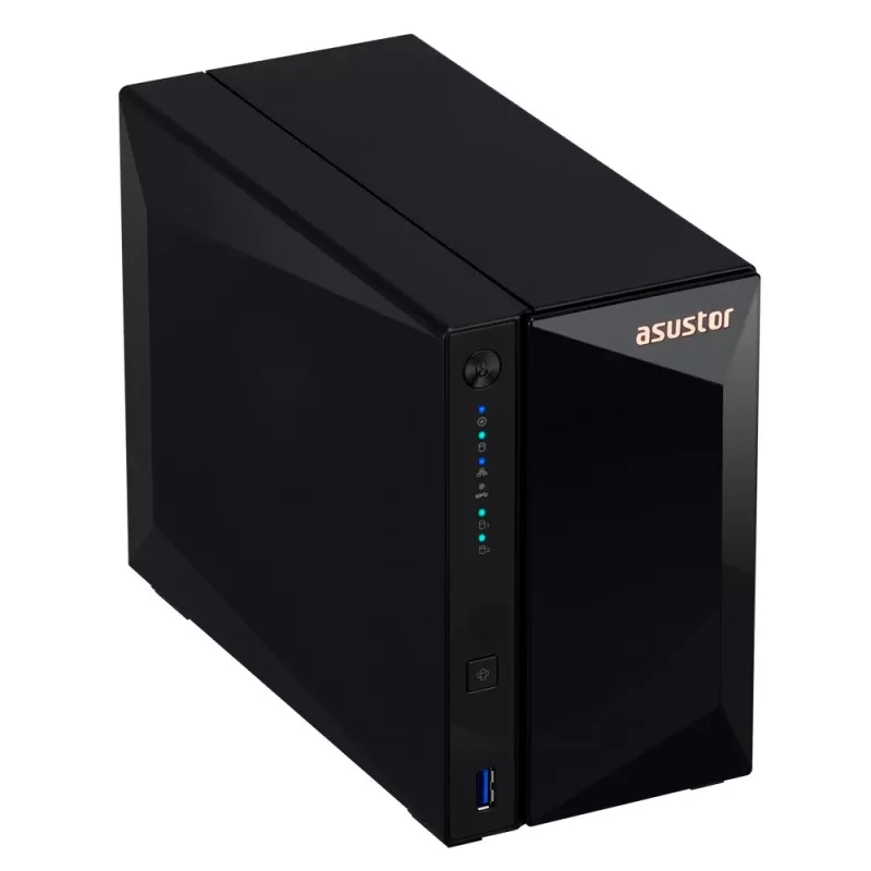 Asustor DRIVESTOR 2 Pro Gen2 AS3302T v2 NAS Realtek RTD1619B 2 GB DDR4 ADM Negro
