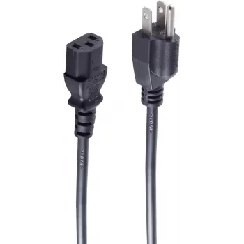Cable de alimentación ShiverPeaks BSUS60006 1,8 m negro
