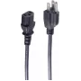 Cable de alimentación ShiverPeaks BSUS60006 1,8 m negro
