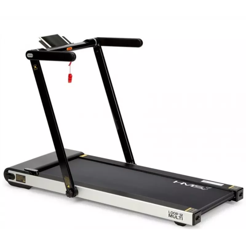Cinta de correr eléctrica con escritorio HMS LOOP12 MULTI 1-12 km/h, negra