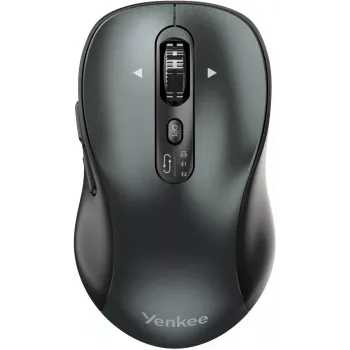 YENKEE YMS 2010BK GYRO Dual ratón inalámbrico, Bluetooth + USB 2,4 GHz
