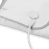 Manta eléctrica Medisana HU 666 — individual, 1500×800 mm, 3 niveles de calor, cable desmontable, lavable