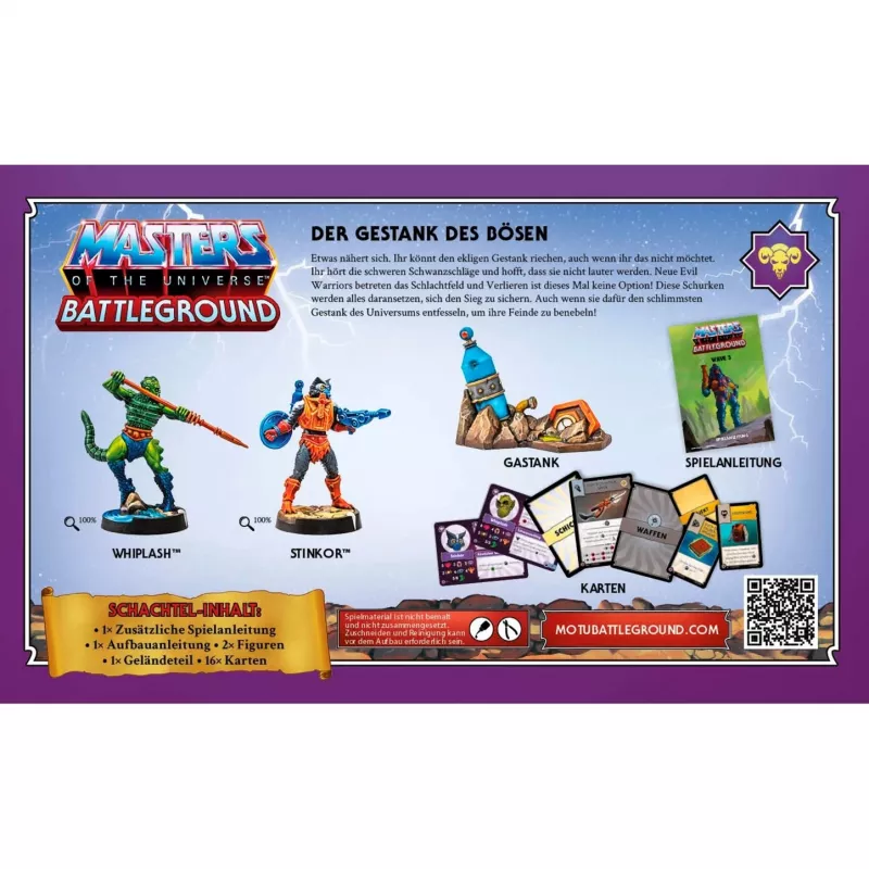 Masters of the Universe: Battleground Wave 3 - facción Evil Warriors, expansión de juego de mesa