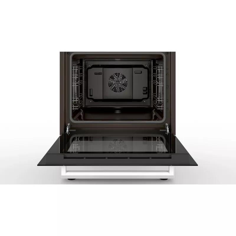 Bosch HKA090220 cocina independiente eléctrica con placa vitrocerámica blanca