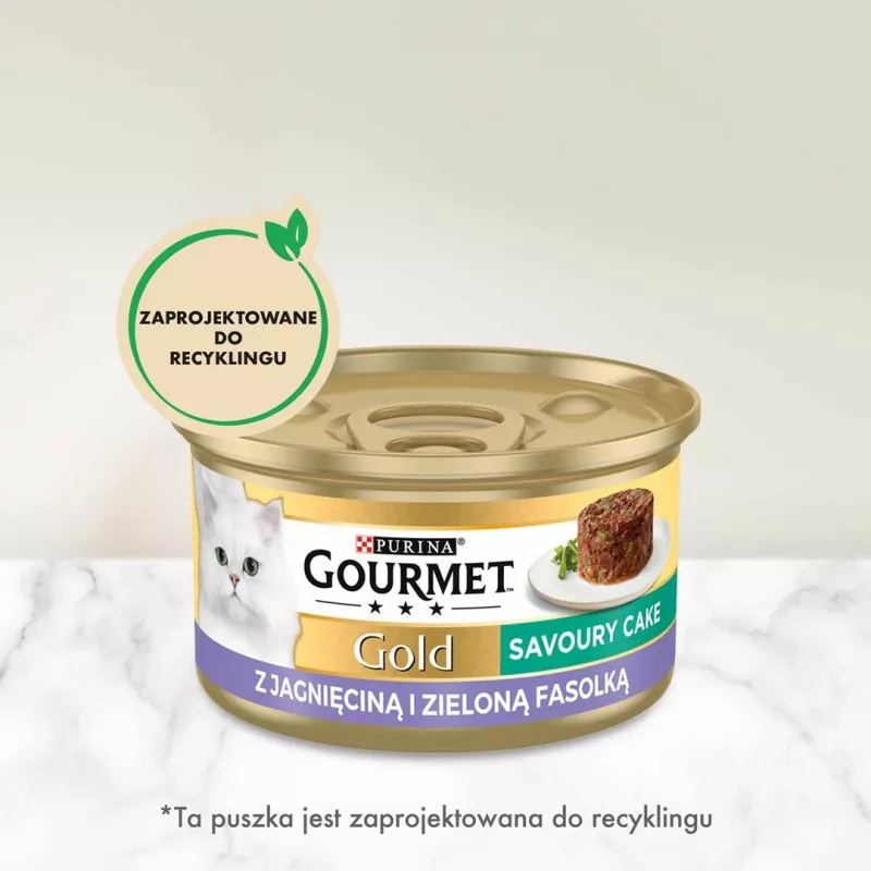 GOURMET GOLD - paté sabroso con cordero y judías verdes 85 g