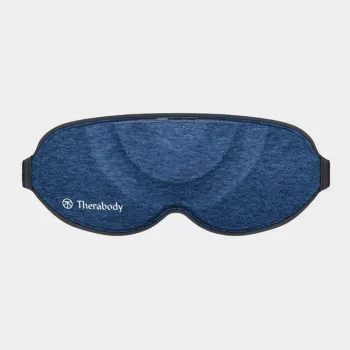Therabody SleepMask masajeador facial negro, azul