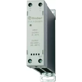 Relé electrónico (SSR) Finder, serie 77 77.31.9.024.8070 1 contacto de cierre 30 A (77.31.9.024.8070)
