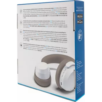 Auriculares Sennheiser ACCENTUM Wireless — Bluetooth 5.2 Class 1, 50 h de autonomía, 0,8 Ah, blanco, circumaurales, micrófono integrado