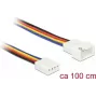 Cable de alimentación interno DeLOCK 85364 1 m 4 pines PWM