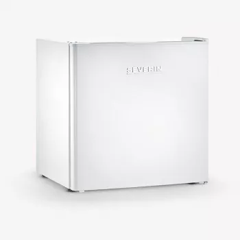 Congelador vertical SEVERIN GB 8886, 32 L de capacidad útil, clase E, 500×480×445 mm, blanco