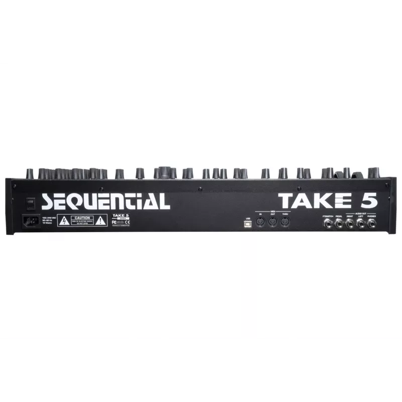 Sintetizador polifónico analógico Sequential Take 5 (SEQ 3500) – sintetizador polifónico de hardware