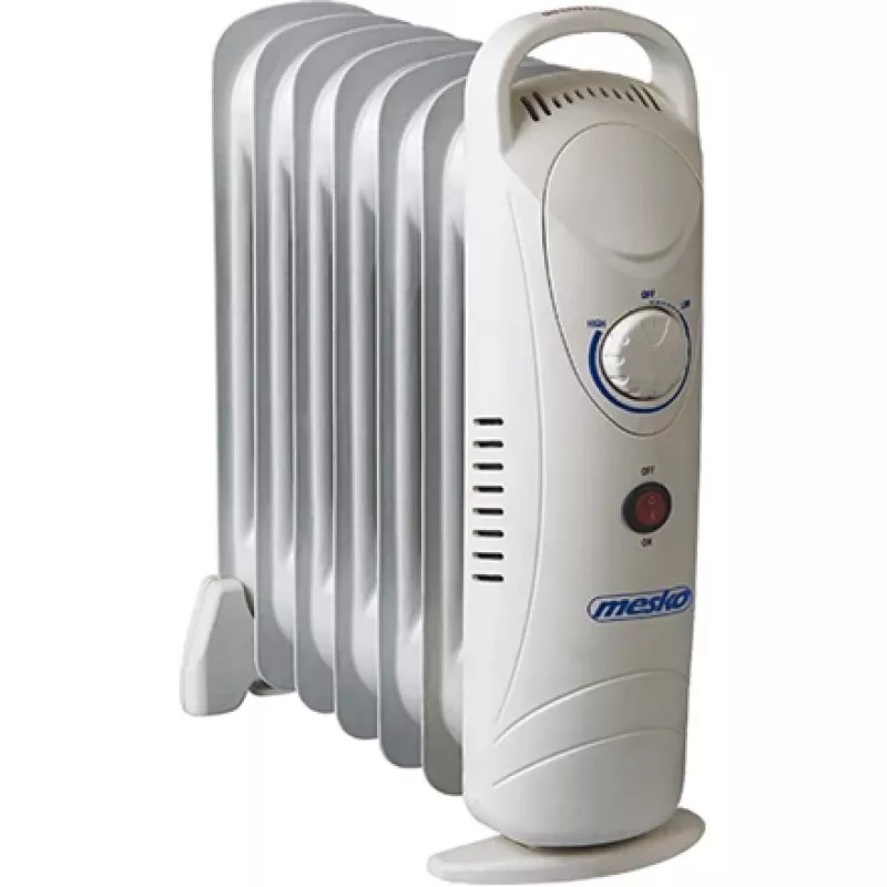 Mesko MS7804 calefactor eléctrico Radiador eléctrico de aceite para interior Blanco 700 W