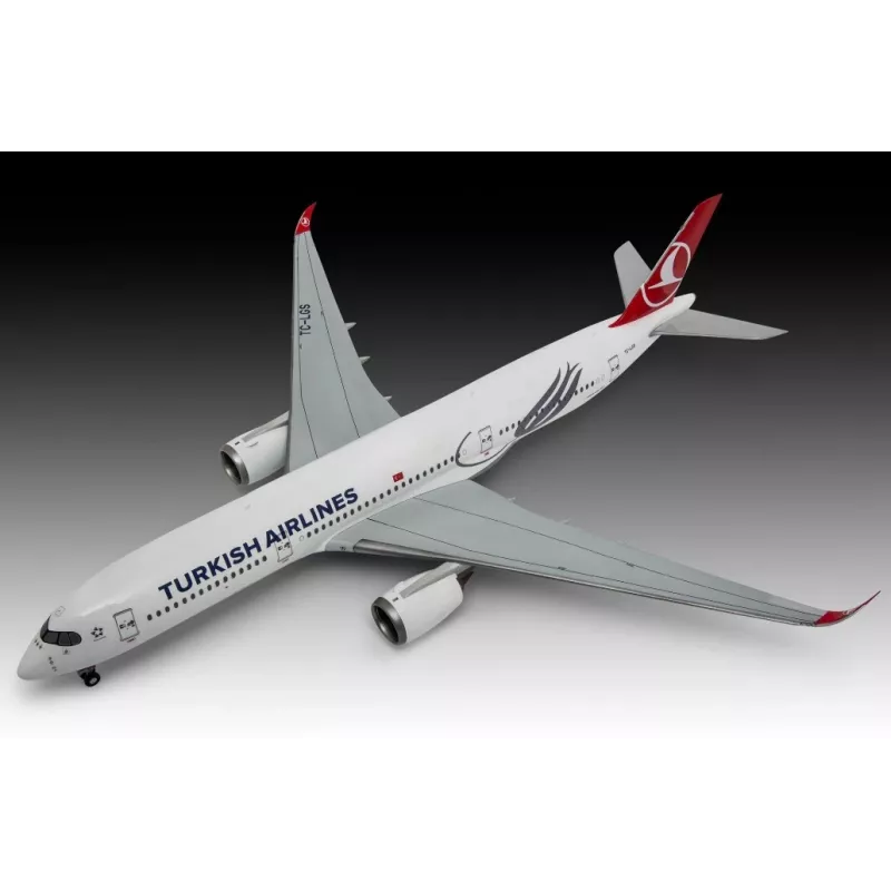 Avión de plástico a escala REVELL Airbus A350-900 Turkish Airlines Escala 1/144
