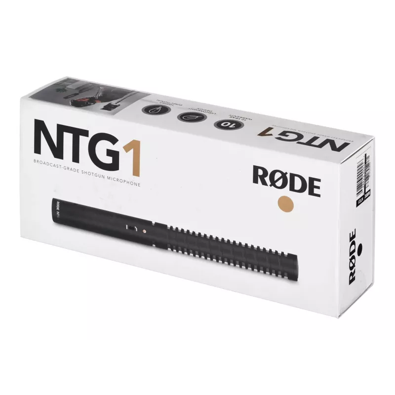 Micrófono RØDE NTG1 negro micrófono digital para videocámara