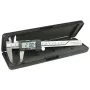 Regla Metal Plástico Negro Plata InLine 43002