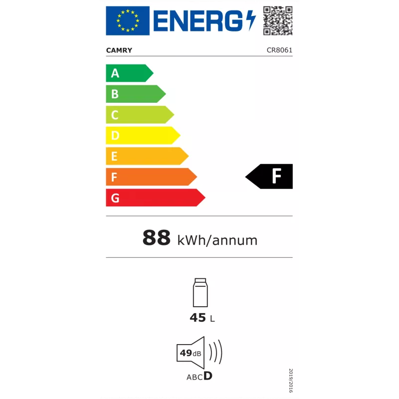 Nevera portátil Camry CR 8061 gris, blanca 45 L eléctrica