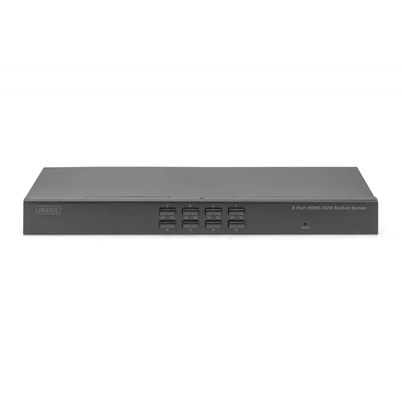 Conmutador KVM HDMI de 8 puertos Digitus USB 4K Ultra HD