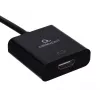 Adaptador USB Type-C a HDMI Gembird A-CM-HDMIF-03, USB 2.0/3.2 Gen2, 3840×2160@30Hz, negro