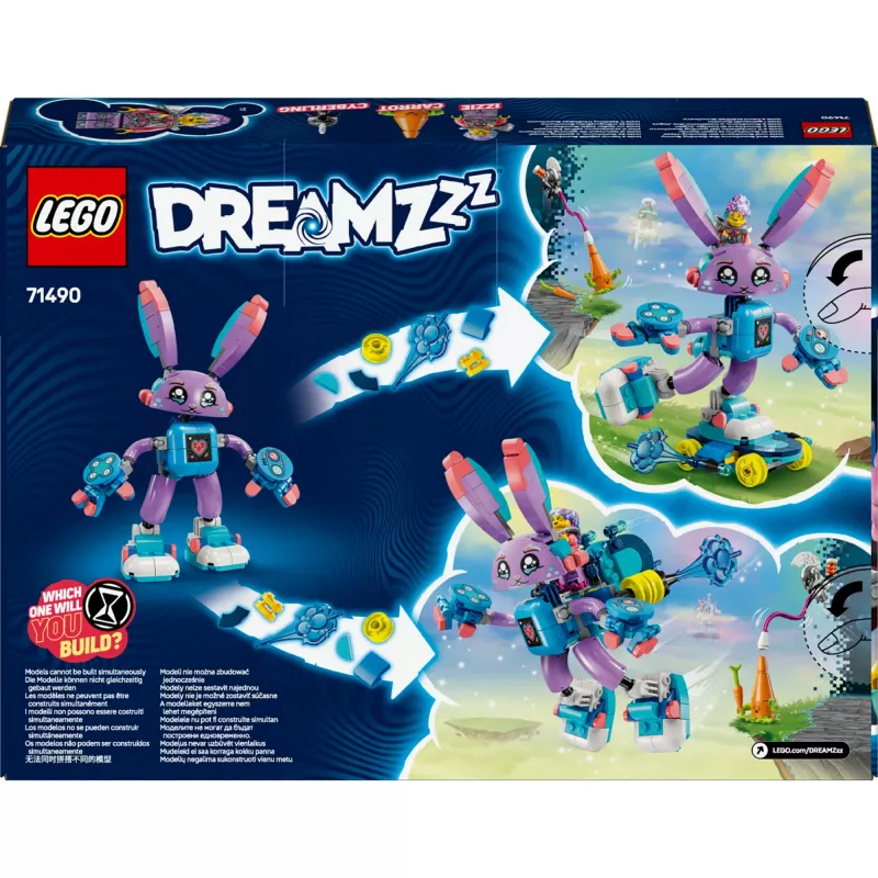 LEGO Set de construcción LEGO 71490 Dreamzz Izzie y Bunchurro Gaming Bunny – Set de juego de personajes