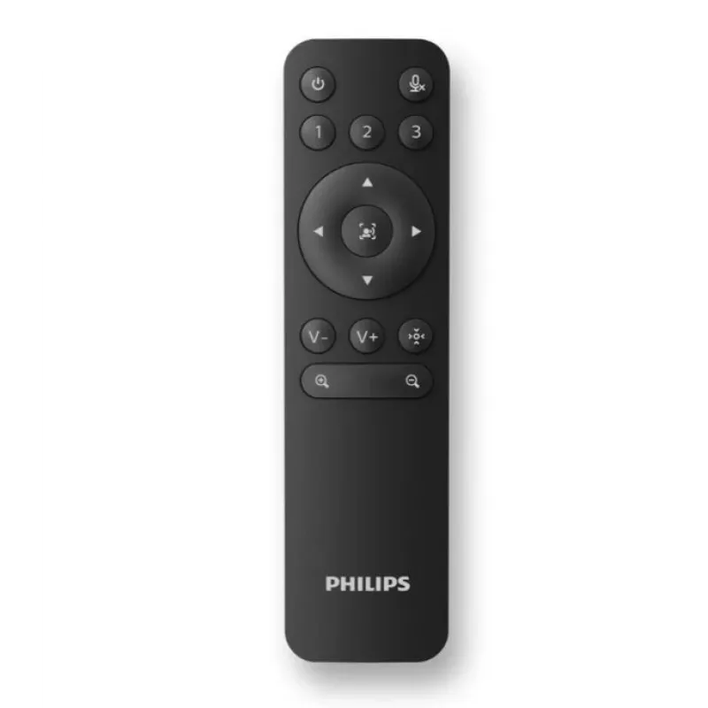 Philips PSE0550 SmartMeeting cámara portátil 4K para videoconferencias con micrófono integrado, 30 fps, USB, negro/plateado