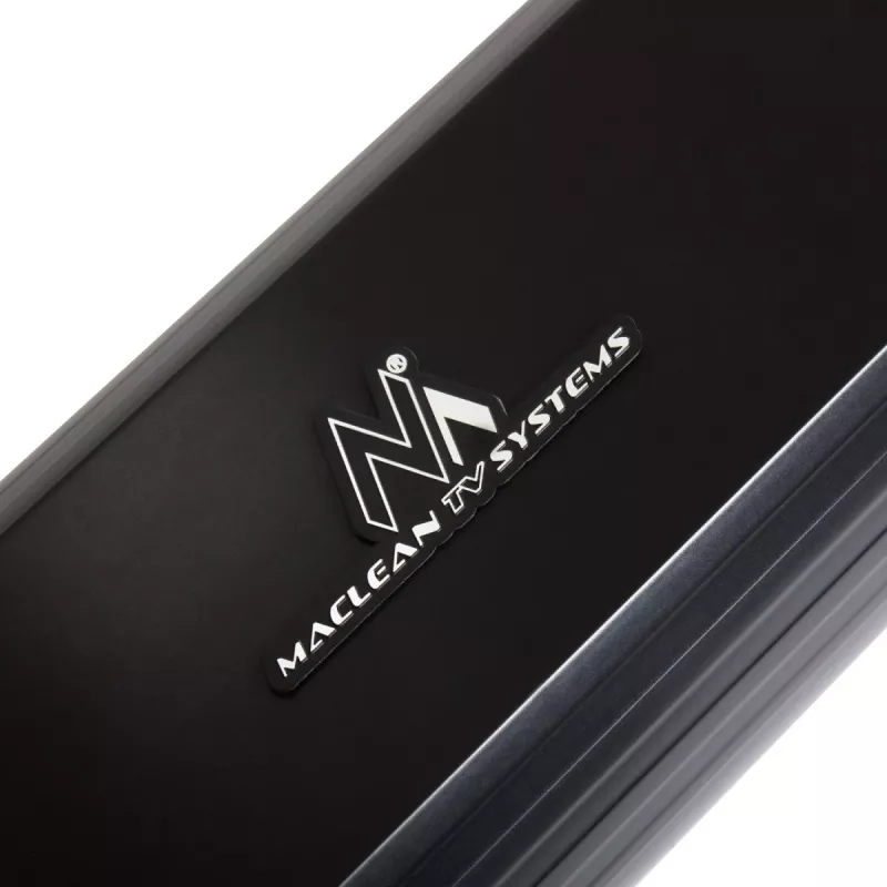 Pantalla de proyección portátil Maclean MC-212, compacta, con pie, 80