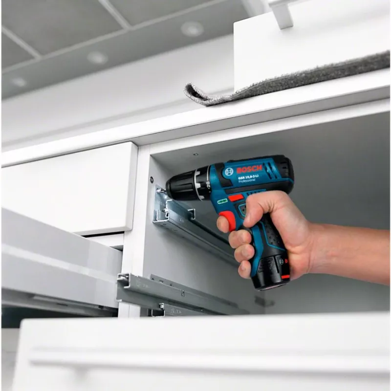 Bosch GSB 12V-15 Professional 1300 RPM Negro, Azul