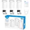 Cudy M3000 pack de 3 sistema Wi-Fi Mesh de doble banda (2,4 GHz / 5 GHz) Wi-Fi 6 (802.11ax) gris, blanco 1 interno