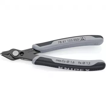 Alicates de corte lateral Knipex 78 61 125 ESD