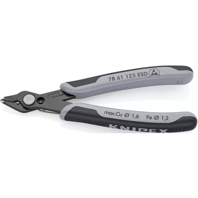 Alicates de corte lateral Knipex 78 61 125 ESD