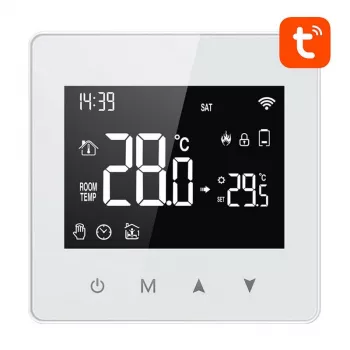 Termostato inteligente Avatto ZWT198 ZigBee TUYA – termostato de ambiente con conexión ZigBee, modelo ZWT198