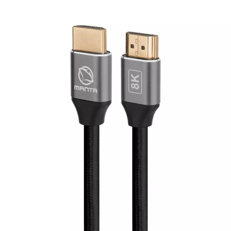 Cable HDMI MANTA HDMI-3MC 3 m – compatible con resolución de hasta 8K