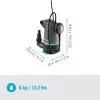 Bomba sumergible GARDENA 09018-47 — motor de 550 W para extracción y desvío de agua