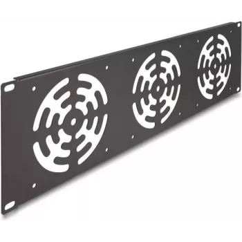 Panel de ventiladores DeLOCK 66747 gris metal 19