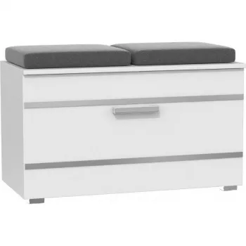 Complemento superior para zapatero cerrado e shop OPAL SZAFKA BIEL — blanco, aglomerado, B850×H450 mm, marco de 16 mm