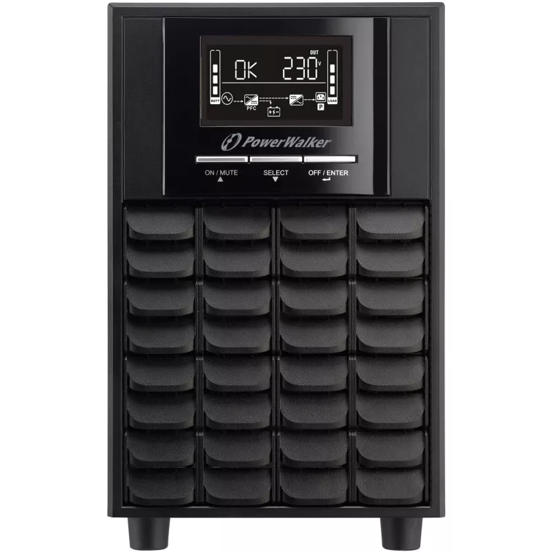 PowerWalker VI 1100 CW SAI line-interactive 1100 VA (1,1 kVA), 770 W, 7 Ah, RS-232, USB, negro