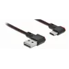 Cable USB DeLOCK EASY-USB 2.0 conector macho Type-A a conector macho Type-C 0,5 m negro