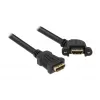 Cable HDMI DeLOCK 0,25 m 2xHDMI