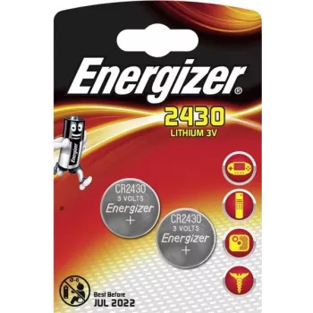 Energizer CR2430 - litio - pila de botón - CR2430 - blíster (637991)