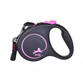 Correa automática Flexi Black Design S 5 m para perro