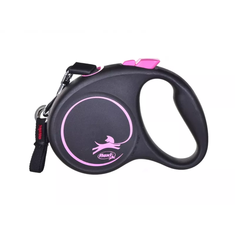 Correa automática Flexi Black Design S 5 m para perro