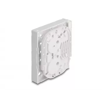 Roseta de fibra óptica DeLOCK FTTH montaje en pared 4 x SC Simplex LC Duplex blanca