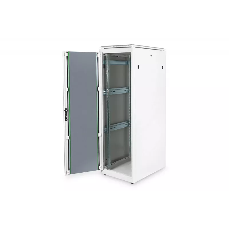 DIGITUS 36HE Unique Armario de red 600x800mm Puerta de cristal Gris