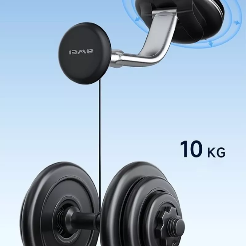 Soporte magnético para móvil Awei X45 para montaje en parabrisas y salpicadero, compatible con smartphones