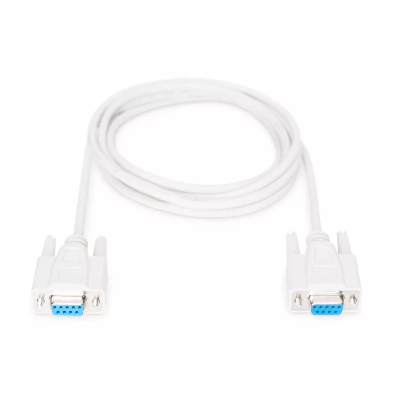 Digitus cable de conexión serie [1x conector hembra D-SUB 9 pol. - 1x conector hembra D-SUB 9 pol.] 2,00 m beige (AK-610106-020-E)